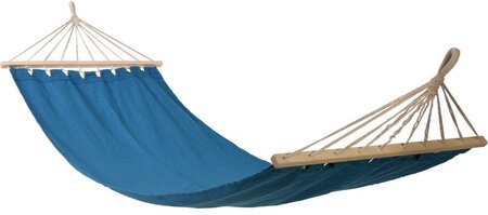 Hamaca colgar arbol Rayas 200x80 Azul